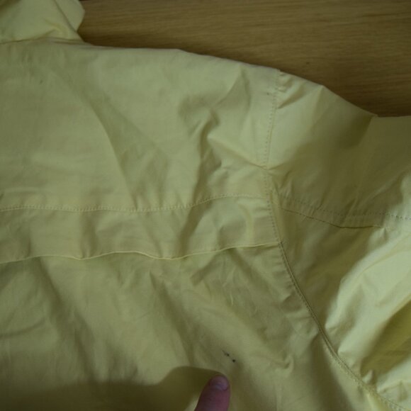 Pendleton Yellow Preppy Cotton Rain Slicker Womens Sz L Minimalist PNW Gorpcore - Picture 11 of 11